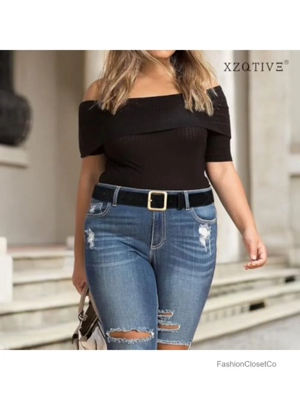 Luxury Suede Leather Waist Belt with Gold Buckle for Women